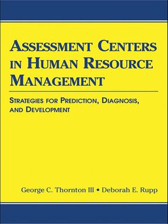 Applied Psychology Series - Assessment Centers in Human Reso ... - cover