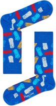 Happy Socks Logs Sokken - Blauw - Maat 41-46