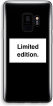 CaseCompany® - Galaxy S9 hoesje - Limited edition - Soft Case / Cover - Bescherming aan alle Kanten - Zijkanten Transparant - Bescherming Over de Schermrand - Back Cover