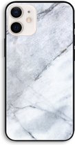 CaseCompany® - iPhone 12 Pro hoesje - Witte marmer - 100% Biologisch Afbreekbaar - Duurzaam - Biodegradable Soft Case - Milieuvriendelijke Print op Achterkant - Zwarte Zijkanten - Bescherming