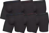 Calvin Klein 6-pack boxer brief boxershorts - zwart/blauw/rood