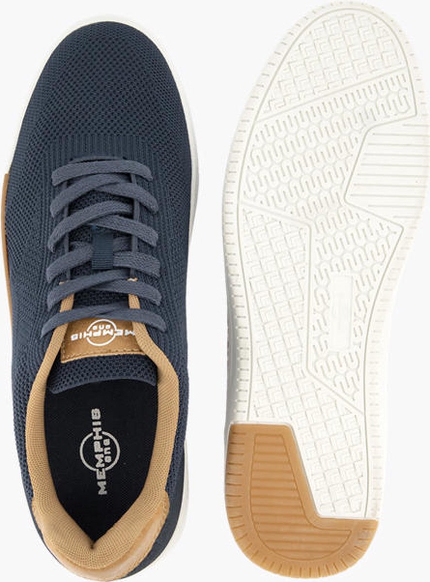 memphis one Blauwe sneaker - Maat 43 | bol.com
