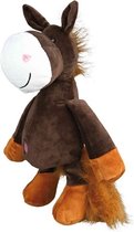 Trixie pluche paard met dierengeluid 32 cm