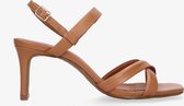 Tango | Ava 6-f camel cross sandal - covered heel/sole | Maat: 42