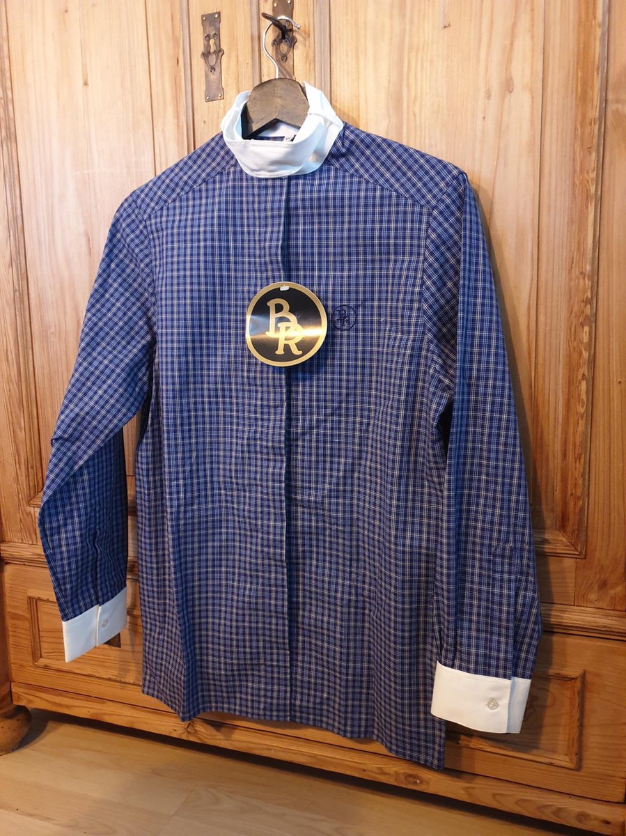 BR wedstrijdblouse geruit - maat XS