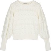 Summum - 7s5638-7865 - Balloon sleeve sweater pointelle knit