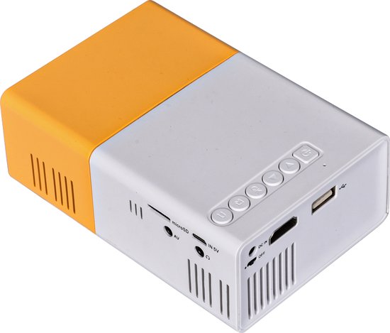 Yar - Mini Beamer - YG 300 - USB - HDMI - 800 Lumen - Projector - Led - Pocket Beamer - 1080 HD video - yar