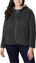 Columbia Exploration Capuchon Fleece Jas met Doorlopende Rits Dames, charcoal heather Maat S