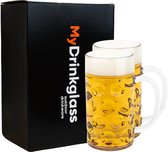 MyDrinkglass Bierpul Keulen | Bierpul Plastic | 2 Stuks | Camping Glazen | Zero Waste | Herbruikbaar | Onbreekbare Bierpullen | 500 ml |