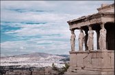 Walljar - Griekenland - Parthenon - Muurdecoratie - Poster