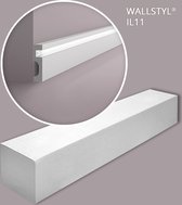 NMC IL11-box WALLSTYL Noel Marquet 1 doos 13 stukken Plint Indirecte verlichting modern design grijs | 26 m