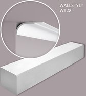 NMC WT22-box WALLSTYL Noel Marquet 1 doos 5 stukken Kroonlijst modern design wit | 10 m
