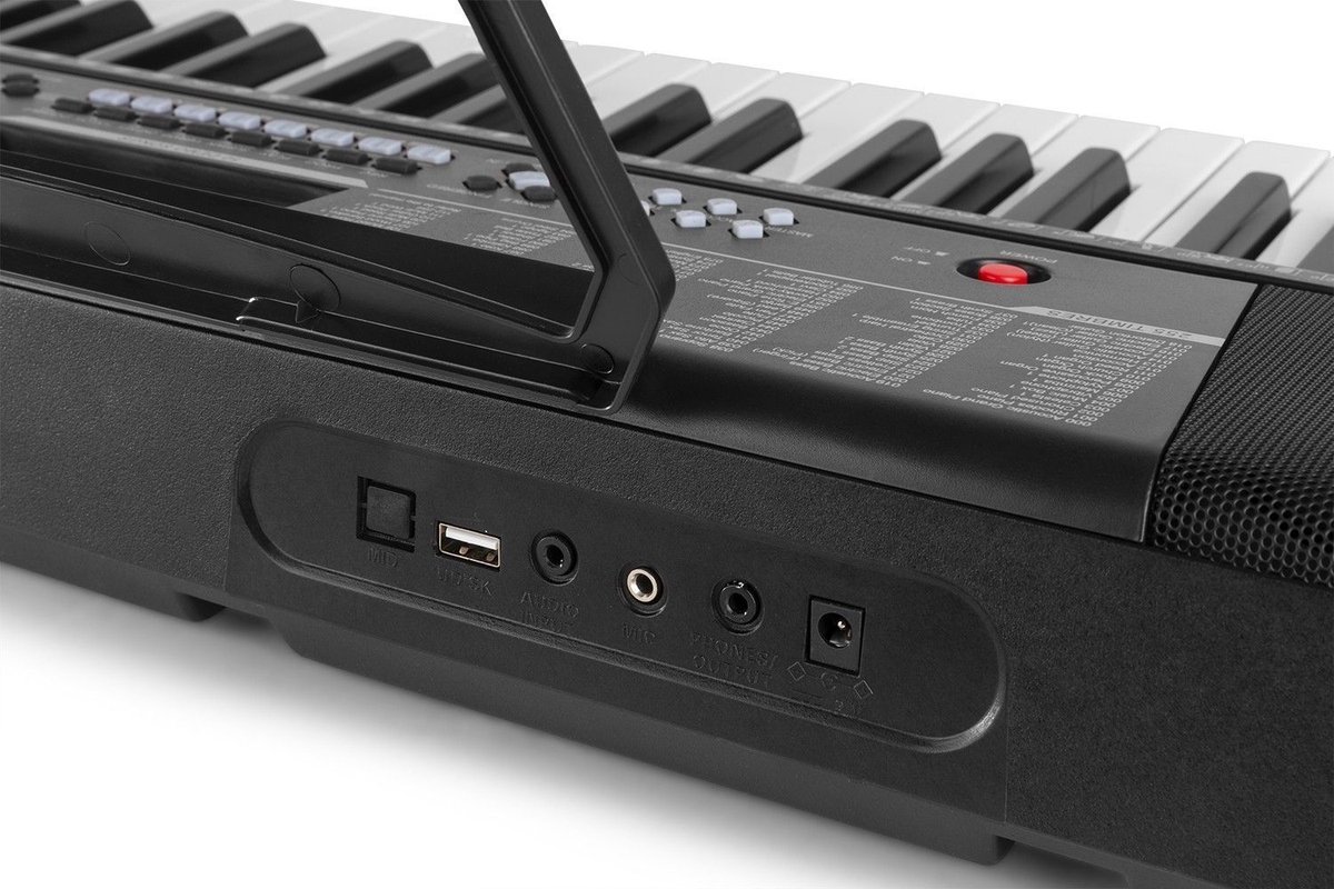 Keyboard - MAX KB2 piano keyboard met 61 toetsen, USB mp3 speler /  recorder, 50... | bol.com