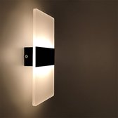 Lumen™ Wandlamp - Rechthoekig - Warm/Koud Wit - Wandverlichting - 11x29cm - Wandkandelaar