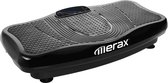 Merax Trilplaat, Trilplaat Fitness met LCD-display, 4 Trainingsprogramma's, Afstandsbediening, Trainingsbanden, Belastbaar tot 150KG