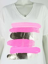 T-shirt Stripe Roze