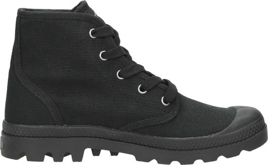 Palladium Pampa Hi Veterschoenen Hoog - zwart - Maat 36