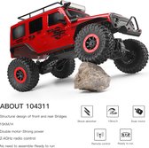 1/10 RC auto - 2.4G - 4WD auto - SUV - brushed motor - afstandsbediening - off-road crawler auto