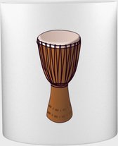 Akyol - Djembe Mok met opdruk - muziek - muziekliefhebbers - instrument - 350 ML inhoud