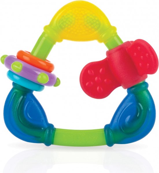 Nuby - Bijtspeelgoed - Bijtdriehoek - 3m+ van Nûby — afbeelding 5