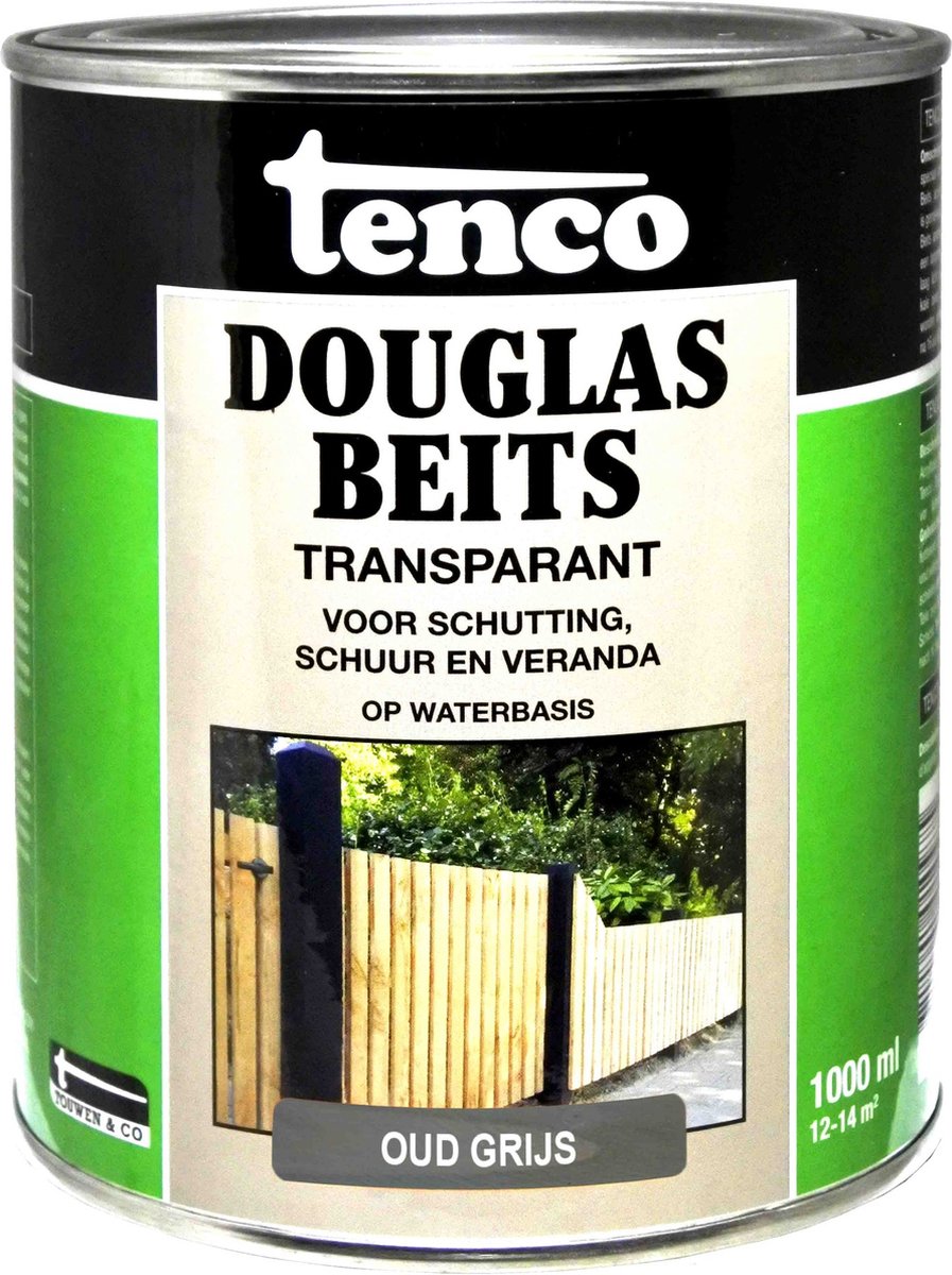 Tenco Douglasbeits Oud Grijs 1 liter