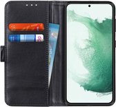 Samsung Galaxy S22 Plus Hoesje Kunstleer Book Case Portemonnee Zwart