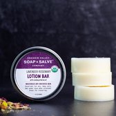 Chagrin Valley - Solid Lotion Bar Lavender Rosemary - Natuurlijk - Plastic vrij - Vegan - Organic -  Zachte handen - Vrouw  - Zacht voor de huid - Voedend - Verzorgend  -  Zijdezacht