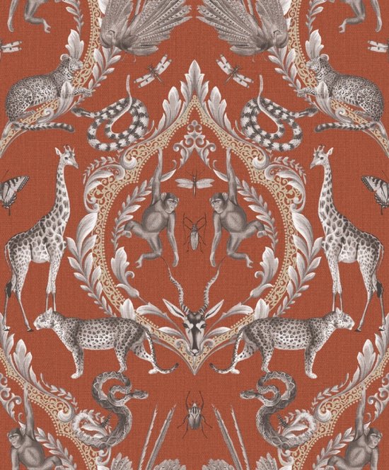 Papier peint Animaux - Papier peint Papier peint non tissé - Papier peint chambre d'enfant - Papier peint salon - Bazar - 0 x 10 M.