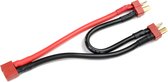 Revtec - Power Y-kabel - Serieel - Deans - 12AWG Siliconen-kabel - 12cm - 1 st