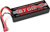 Team Corally - Sport Racing 50C - 6700Mah - 2S - 7,4V - T-Plug - Hard Case