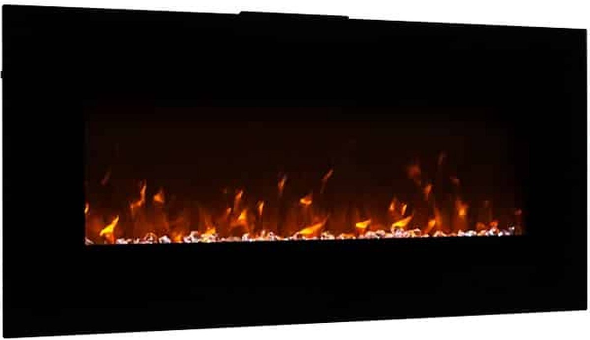 De Sfeerhaard - Elektrische haard - Vancouver 110 cm - Zwart - Met verwarming