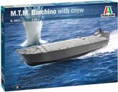 1:35 Italeri 5623 M.T.M. Barchino with crew Plastic Modelbouwpakket