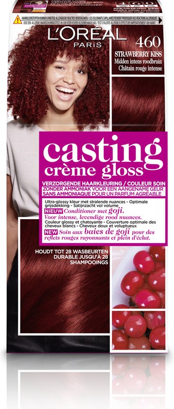 L'Oréal Paris Casting Crème Gloss 460 Strawberry Kiss Châtain rouge intense  | bol.com