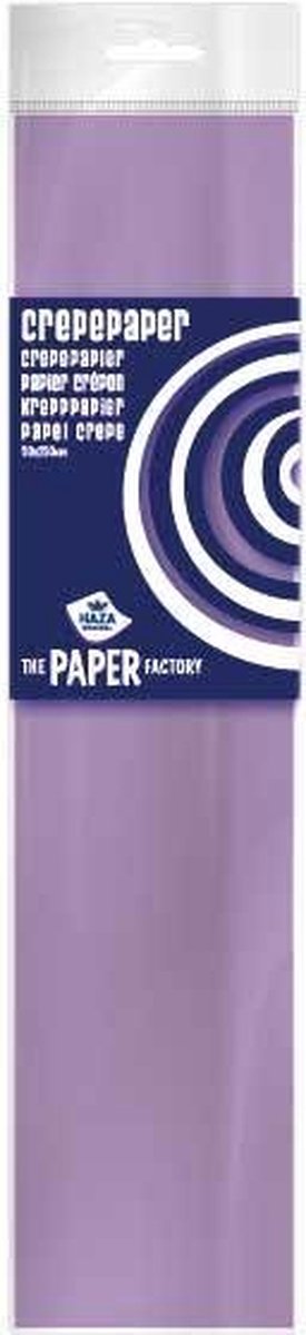 Crepe Papier Lila (20+ kleuren) - Crepepapier t.b.v. maken slingers / pompoms / bloemen etc. - Gekleurd Papier Knutselen - Knutselpapier - Crepe Papier Lila