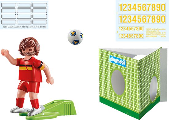 Playmobil Belgian Football Player (71128)