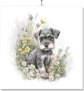 Tegel Met Opdruk | Verjaardag kado | Cadeau | Honden | Schnauzer
