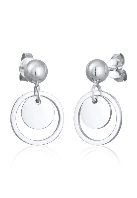 Elli Stud Oorbellen Dames, Verguld in .925 Sterling Zilver