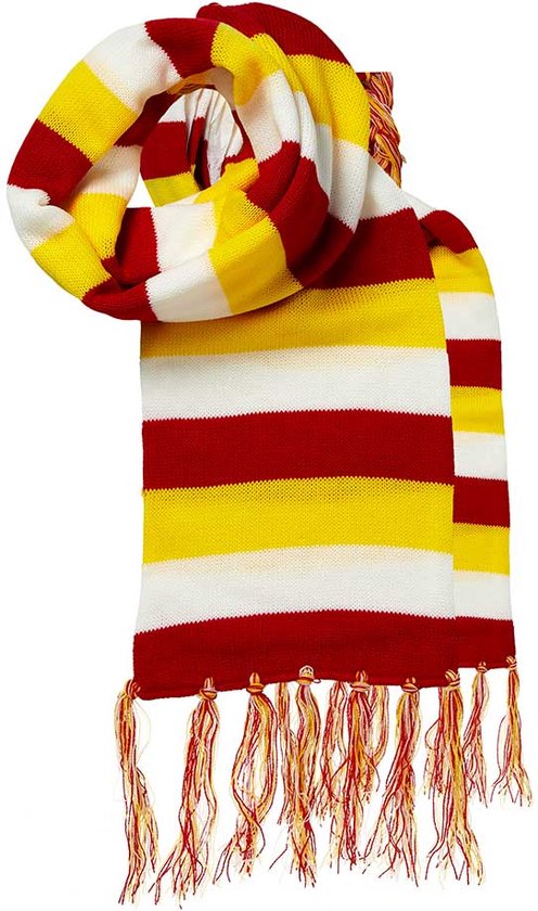 Apollo - Feest sjaals - Carnavals sjaal - rood-wit-geel - one size - Oeteldonk  sjaal -... | bol.com
