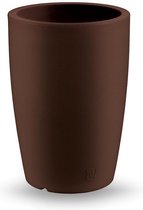 VECA - Bloempot Genesis, rond, H50 cm, bruin