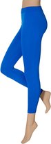 Apollo - Dames party leggings 200 denier - Kobalt Blauw - Maat S/M - Gekleurde legging - Neon legging - Dames legging - Carnaval - Feeskleding