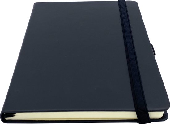 Cahier DULA A5 Zwart ligné avec couverture rigide
