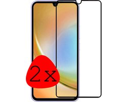 Screenprotector - 2 Stuks Geschikt voor Samsung Galaxy A34 - Full Cover - Beschermglas - Gehard Glas - Tempered Glass - Screen Protector