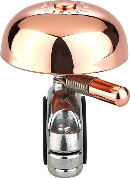 Sonnette De Vélo CATEYE Yamabiko - Pour Guidon Jusqu'à 24mm - Design Classique Laiton Et Aluminium