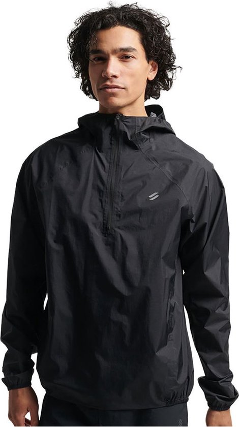 SUPERDRY Run Lw Waterproof Shell Heren - Black - XL