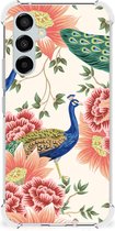 Case Anti-shock geschikt voor Samsung Galaxy A54 Pink Peacock