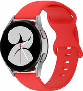 By Qubix - 22mm - Garmin Venu 2 / Garmin Venu 3 - Solid color sportband - Rood