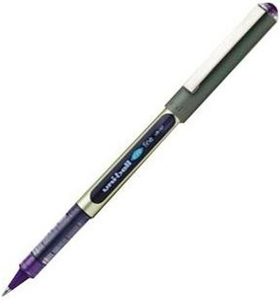 Liquid ink ballpoint pen Uni-Ball Rollerball Eye Fine UB-157 Paars 12 Stuks