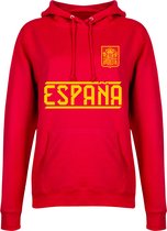 Sweat à capuche de l'équipe d'Espagne féminine - Rouge - M
