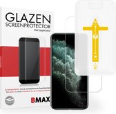 BMAX Screenprotector geschikt voor iPhone 11 Pro met applicator - Gehard glas - Tempered glas - Apple screenprotectors - Telefoonglaasje - Beschermglas - Glasplaatje - Screensaver - Screen protector - Glas screenprotectors - Case Friendly