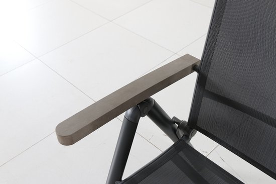 VidaXL Tuinstoelen verstelbaar 60x61x108 cm kunststof 2 st